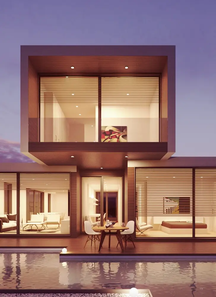 3D vizualizace — návrh moderního interiéru